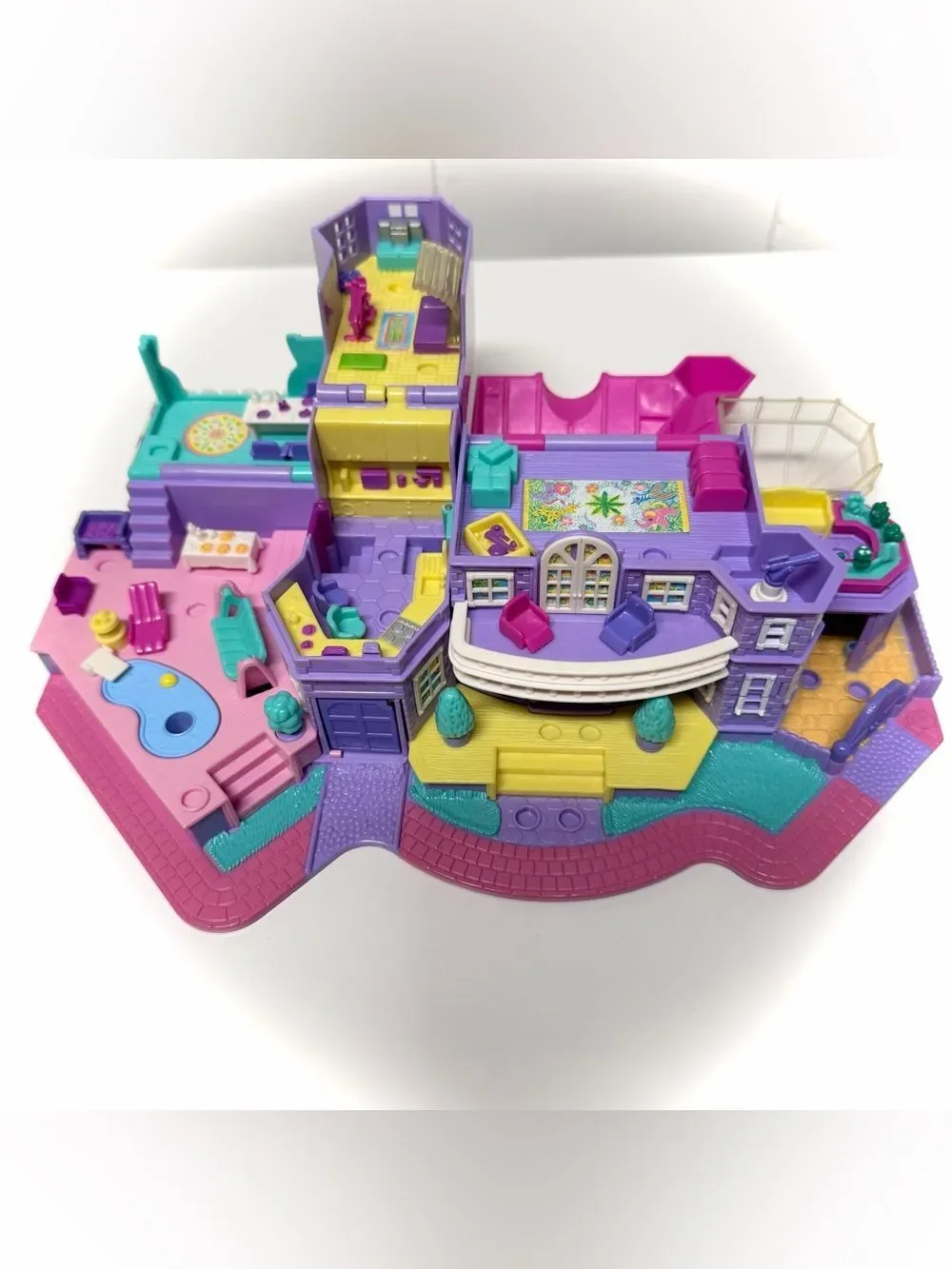 Vintage 1994 Bluebird Polly Pocket Light Up Magical Mansion